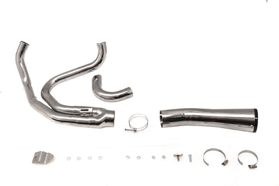 Wyatt Gatling Road Rage Exhaust Header System Chrome - 3165