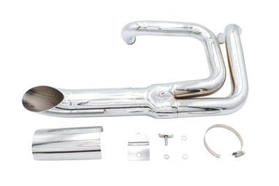 Wyatt Gatling Lake Style Exhaust System Chrome