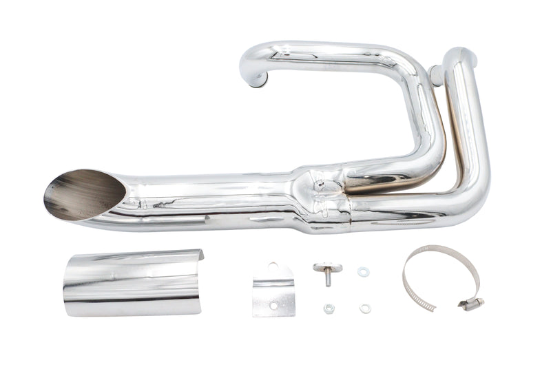 Wyatt Gatling Lake Style Exhaust System Chrome