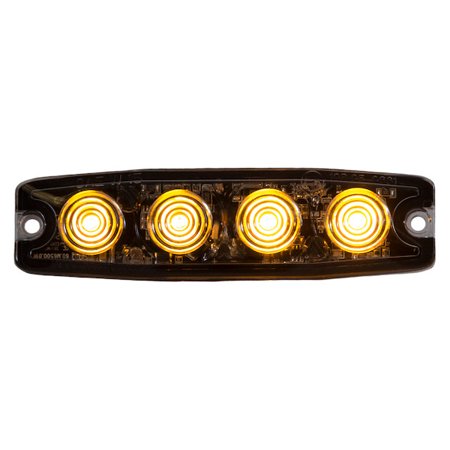 Light Strobe 4-3/8IN 4-LED Amber 1 - 8892240