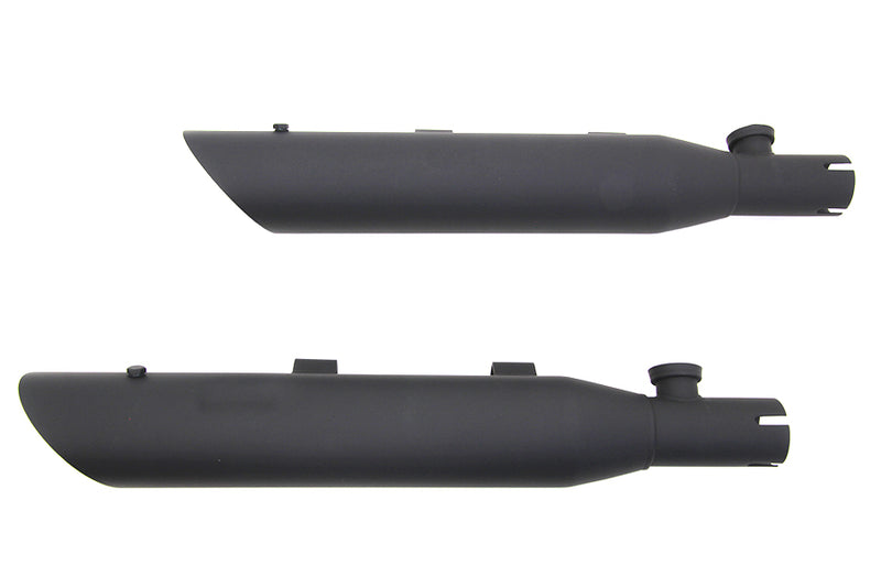 Wyatt Gatling Side Slash Slip-On Muffler Set Black