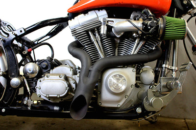 Wyatt Gatling inchY inch Exhaust Pipe Header Black