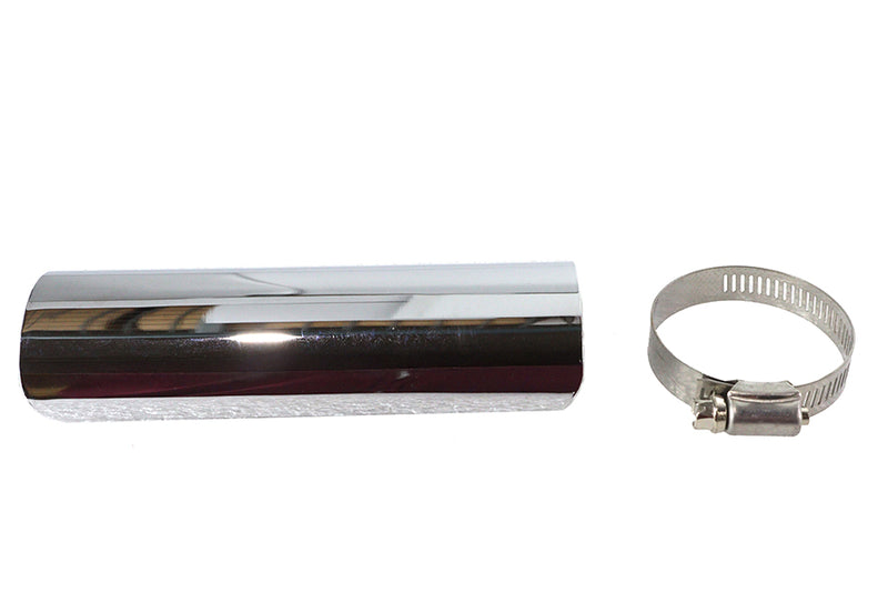 6 inch Exhaust Heat Shield Chrome
