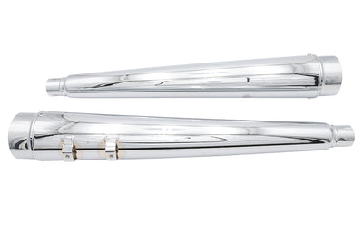 Ultima 4 inch Megaphone Muffler Set Chrome