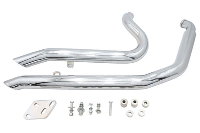 Big Growl Short Shooters Exhaust Pipe Set Chrome - 60308