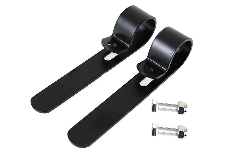 Black Oxide 1-1/4 inch Exhaust inchP inch Clamp Set