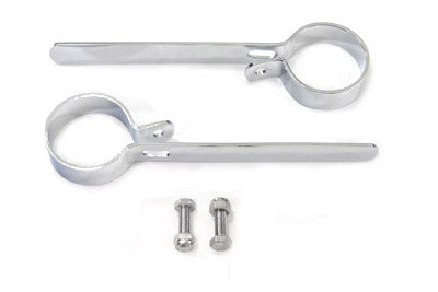 Chrome 2 inch Exhaust Hanger Clamp Set