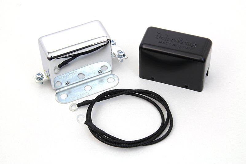 Chrome 12 Volt Regulator Relay