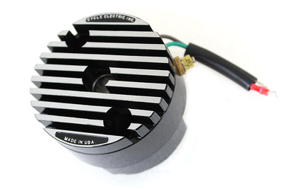 Black 12 Volt Regulator End Cover