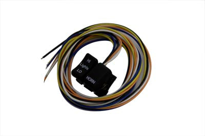 Black Handlebar Dimmer and Horn Switch - 62397HB