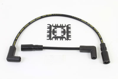 Accel 8mm S/S Spiral Core Ignition Wire Set Black