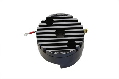 Low Output 12 Volt Regulator End Cover Black - CE540L