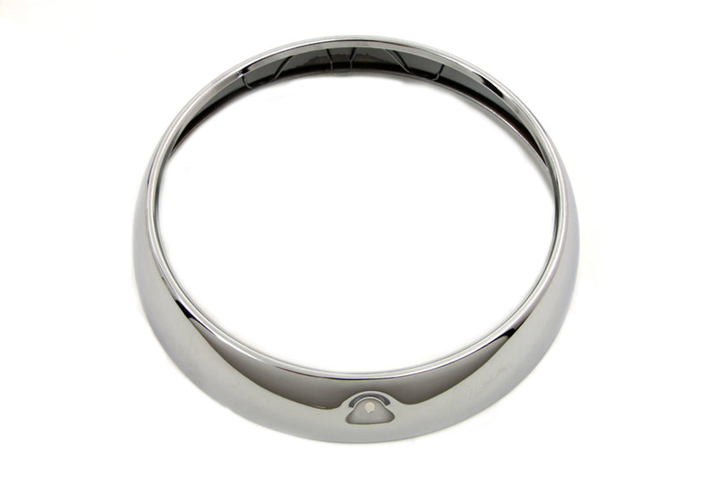 Chrome Contoured 7 inch Headlamp Rim