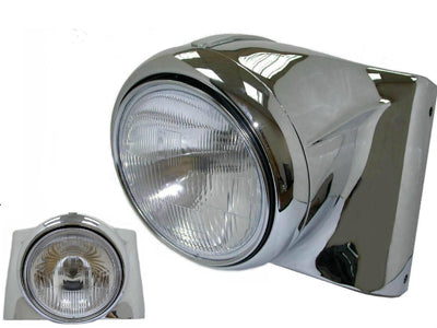 Chrome 7 inch Headlamp Cowl Kit