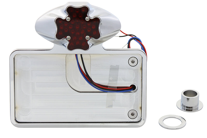 Maltese LED Tail Lamp Kit Chrome