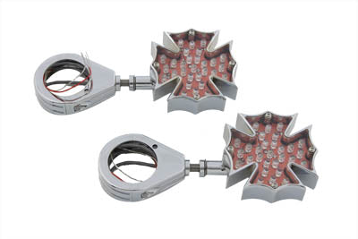 Fireman Cross Turn Signal Set with 41mm Clamp Kit