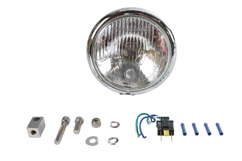 5-3/4 inch Headlamp Assembly Teardrop Style