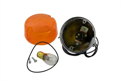 Chrome Turn Signal Assembly Front Right or Left - 0004A