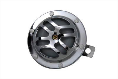 Round Horn 12 Volt Chrome 4 inch