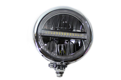 5-3/4 inch Bates Style LED Headlamp Chrome