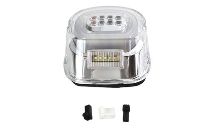 Chrome Lens Tail Lamp with LED Turn Signals