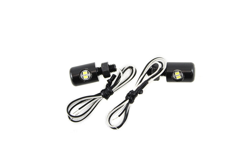 Black Hagler License Plate Bolt Set with LED