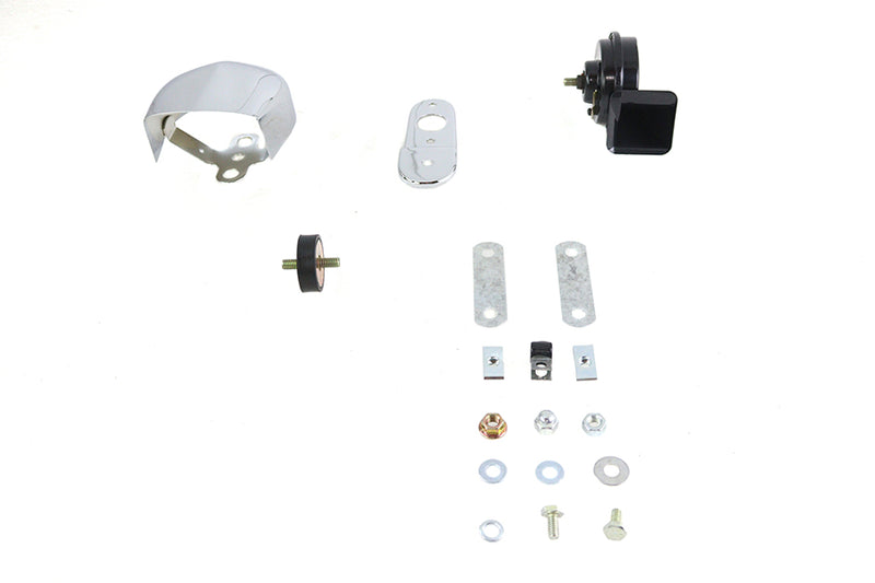 Softail Horn Kit with Chrome Cover