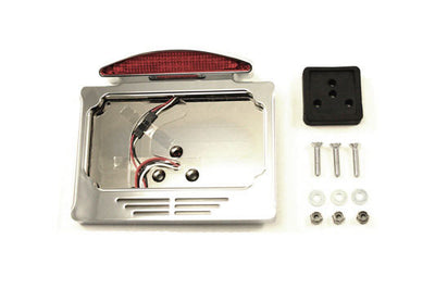 Chrome Billet Fender Mount LED Tail Lamp Slice Type