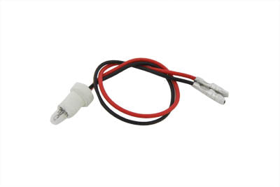 Indicator Lamp Socket for Speedometer and Tachometer White