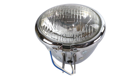 5-3/4 inch Round Headlamp Teardrop Style