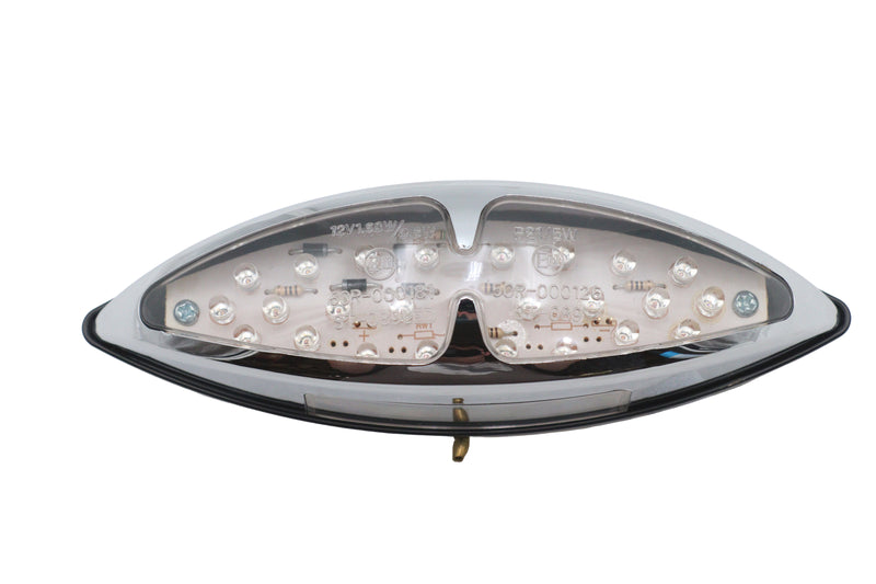 Chrome ABS Big Eye LED Tail Lamp - 206567BCLED