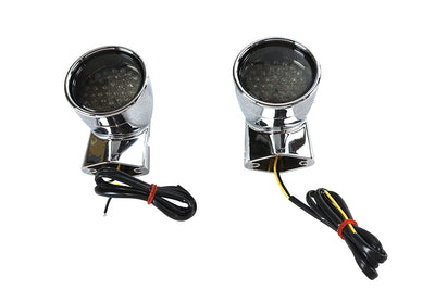 Chrome Revox Bullet LED Rear Turn Signal Set