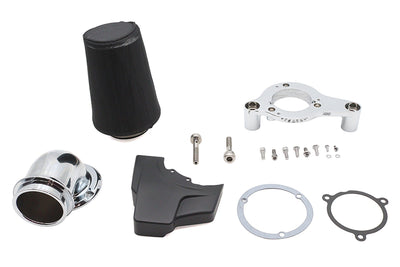 M8 Heavy Breather Air Cleaner Kit Chrome