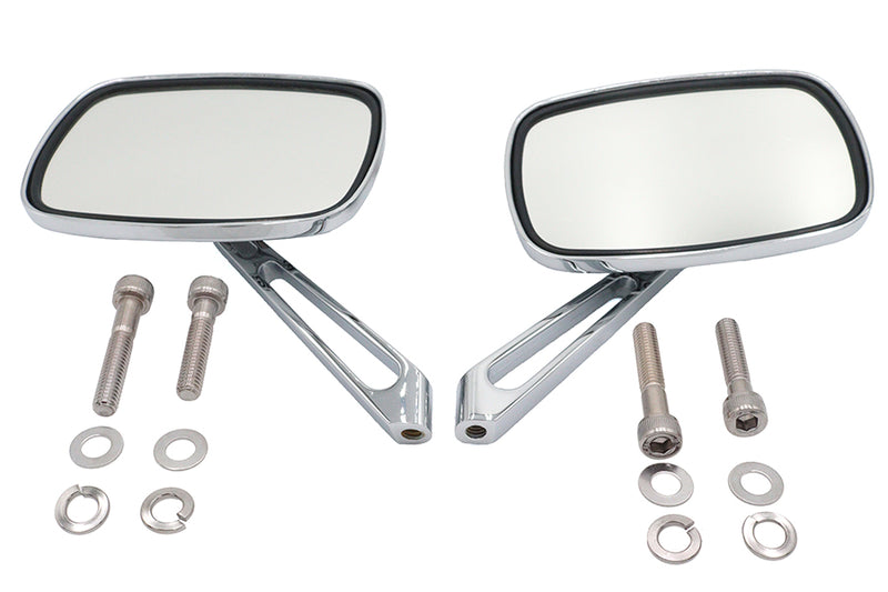 Chrome Eagle Spirit Mirror Set