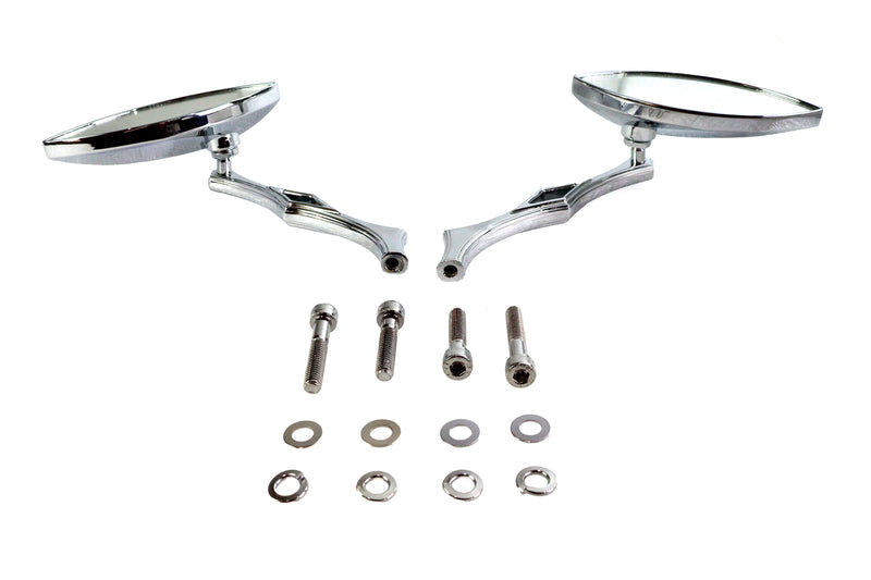 Eagle Eye Mirror Set Billet Chrome