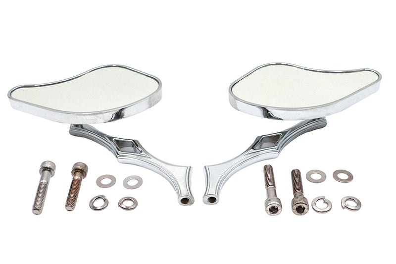 Pork Chop Mirror Set Billet
