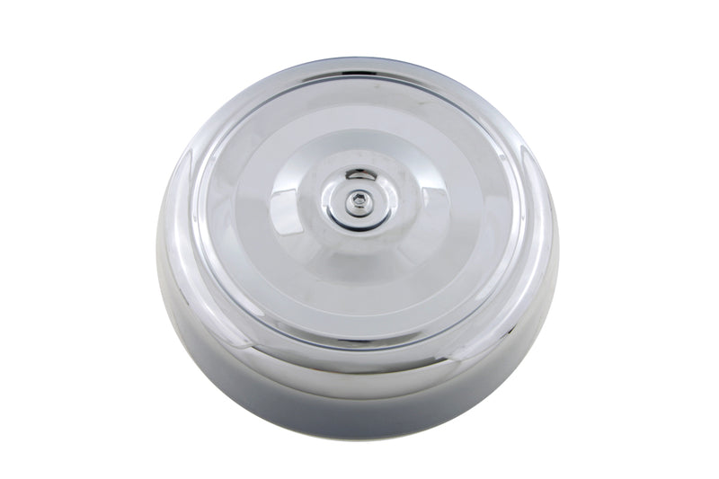 Chrome Round Bobbed Style 7 inch Air Cleaner Cover