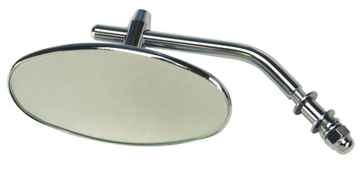 Oval Mirror, with/Smooth Back, Chrome - 46103
