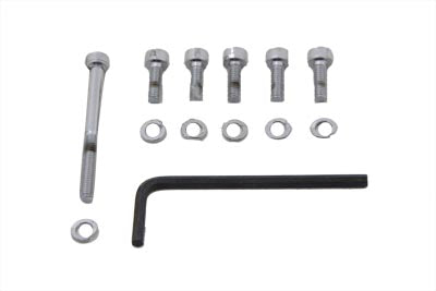 Keihin Carburetor Chrome Allen Screw Kit - C8036