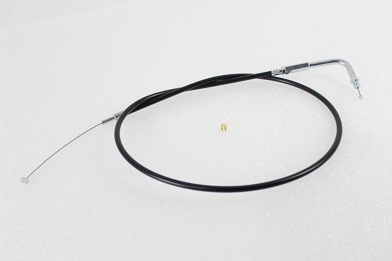 Black Throttle Cable with 38 inch Casing and 90° Elbow Fitti