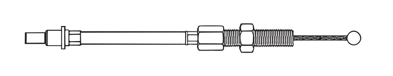Black Clutch Cable with Stock Casing