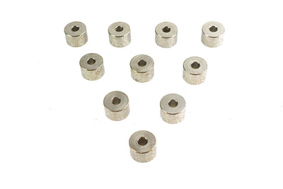 Chrome Spacers 1/4 inch x 3/4 inch x 1/2 inch