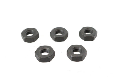 Parkerized Hex Nuts 1/4 inch-24 x 5/32 inch x 7/16 inch