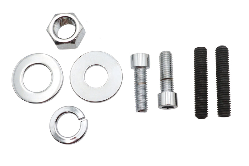 Chrome Rear Axle Nut Kit