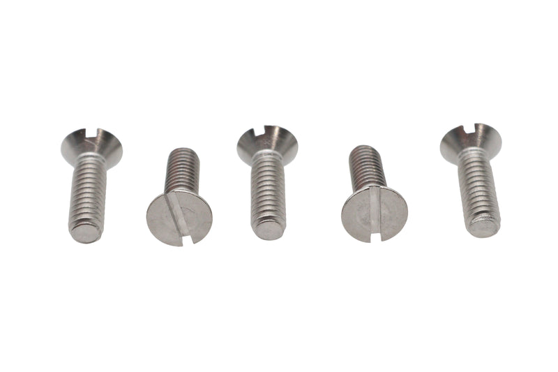 Slotted Round Head Screw 12-24 x 3/4 inch Stainless Steel