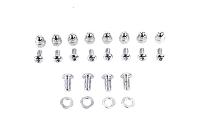 Fender Mount Chrome Allen Screw Kit