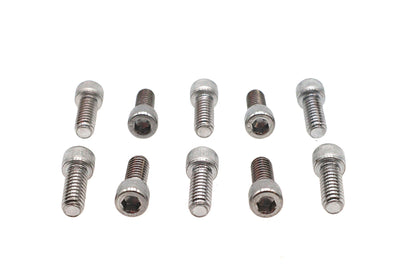 Allen Socket Cap Bolt Knurled Chrome 1/4 inch X 5/8 inch