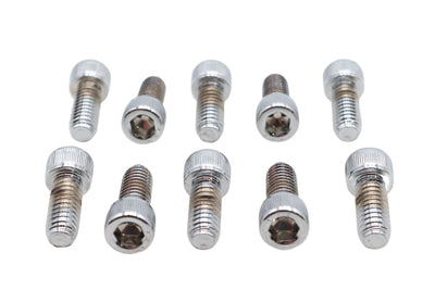 Allen Socket Cap Bolt Knurled Chrome 5/16 inch X 3/4 inch