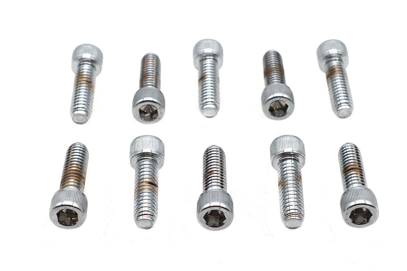 Allen Socket Cap Bolt Knurled Chrome 5/16 inch X 1 inch