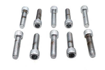 Allen Socket Cap Bolt Knurled Chrome 3/8 inch X 1-1/2 inch
